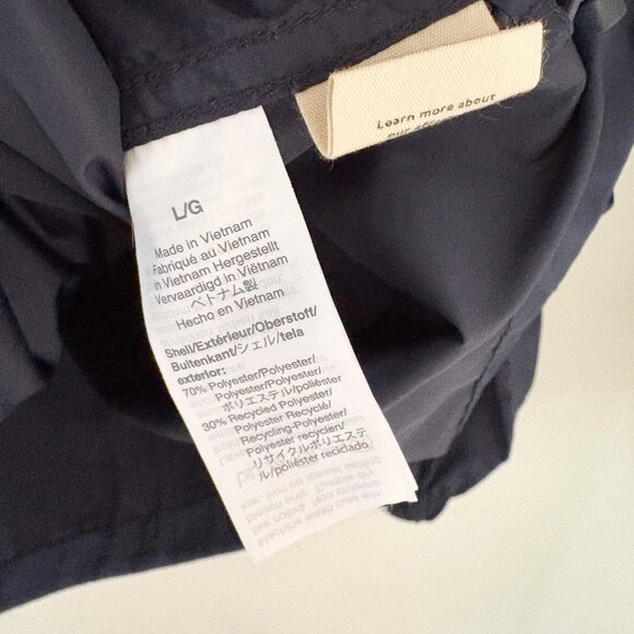 Madewell Packable Waterproof Raincheck Raincoat Size Large Gorpcore Minimalist - Picture 7 of 10